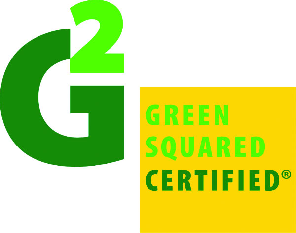 Green Squared Certified logo.